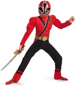 Red Ranger Samurai Classic Muscle Costume